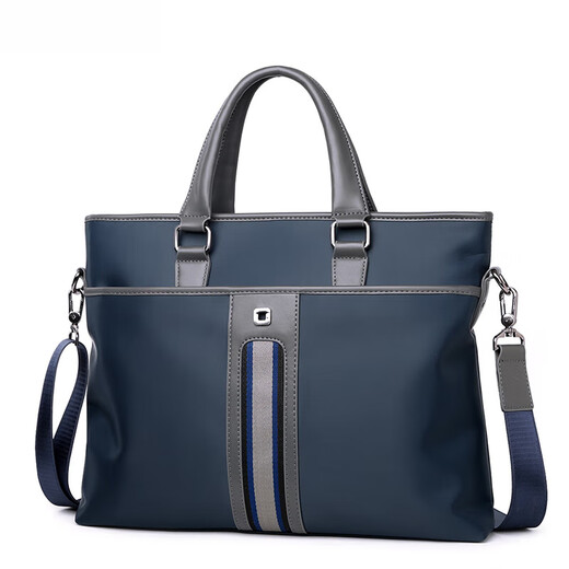 Genial Kangaroo [Kuqidaishu] Boutique Men's Bols Oxford tela para hombres Manjes de hombres informes de un solo hombro mochila para hombres en gran bolso negro # 2 # 1 pulgada
