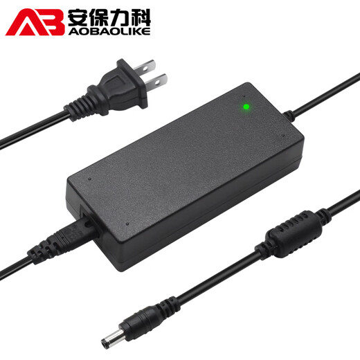 安保力科 室内监控电源适配器DC12V5A开关直流稳压器桌面式八字尾2脚插头 ABLK-T3365