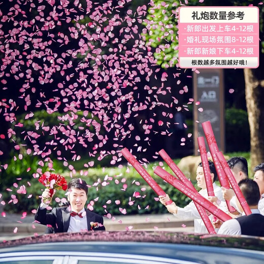 Hip Kiss Lemon Wedding Petal Salon Petal Rain Fireworks Supplies Collection de salon Mariage Pétal Papez de pétale Ribbon Gift Ribbon Gift Fun Pink [Rose Petal Rain] 60 Modèles 2
