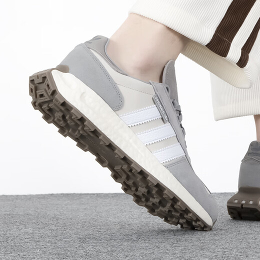 阿迪达斯 （adidas）三叶草男鞋女鞋运动鞋 25夏季新款RETROPY E5复古休闲鞋老爹鞋 GY9922/米/灰/白 36.5 鞋内长225mm