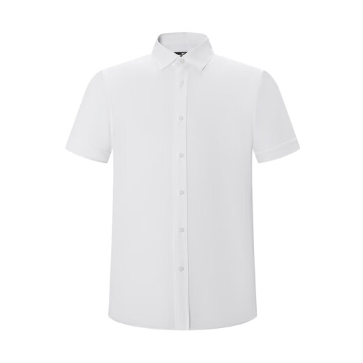 
Seven Wolf Short Sleeve Shirt DP No Iron Shirt Summer New Product Fashion Commuter Men's Shirt Business Men's Formal Wear 801 (Beige) XL 175