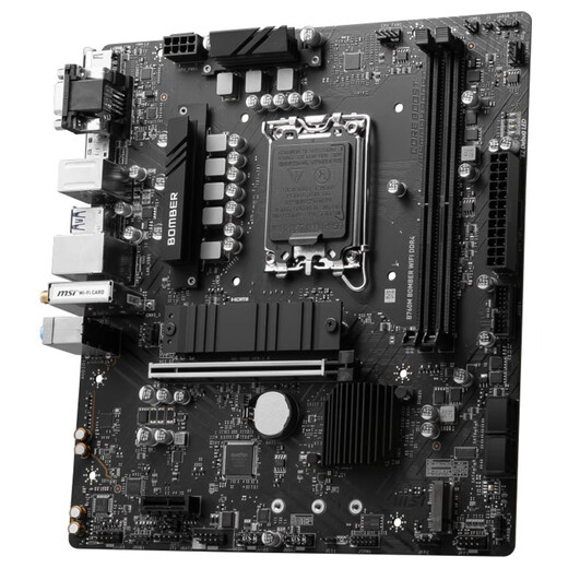 微星（MSI）B760M 搭 英特尔 12代I5 CPU主板套装 B760M BOMBER WIFI DDR4 I5 12490F