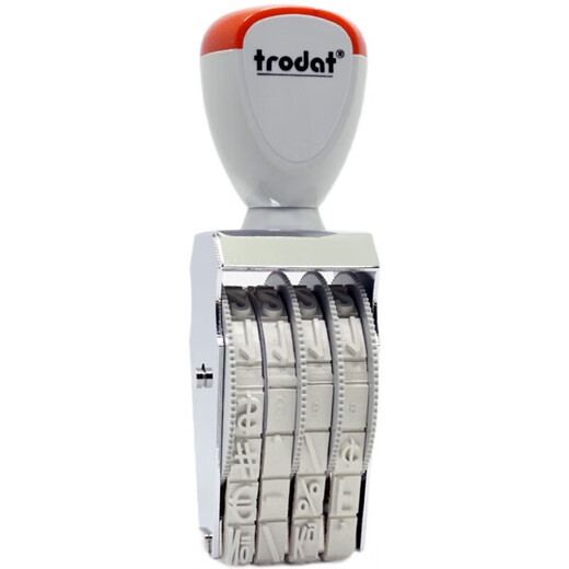 
Four-digit price digital seal 0-9 adjustable rotor number printing large-sized external box batch number household acceptance seal 4-digit number/12mm word height 15124