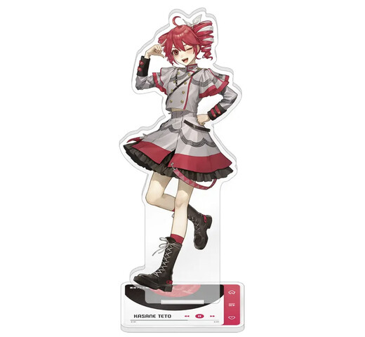 Two-dimensional girl accent teto peripheral flash Halloween acrylic stand-up desk ornaments for friends and best friends accent tetoC stand-up card