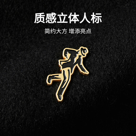 Dances with Wolves Cashmere + Sheep Wool Goose Down Liner Technology Temperature Locking Lapel Wool Thick Jacket Men's Down Jacket Black 175