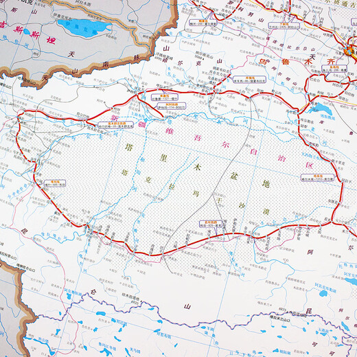 中国铁路地图 全国铁路货运地图 营业站交通线路图 1.66*1.22米
