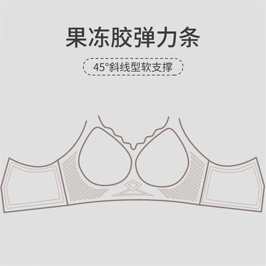 芬腾可安（FENTENGCARE）【固定杯 不跑位】无痕收副乳胸罩防下垂运动内衣无钢圈聚拢文胸