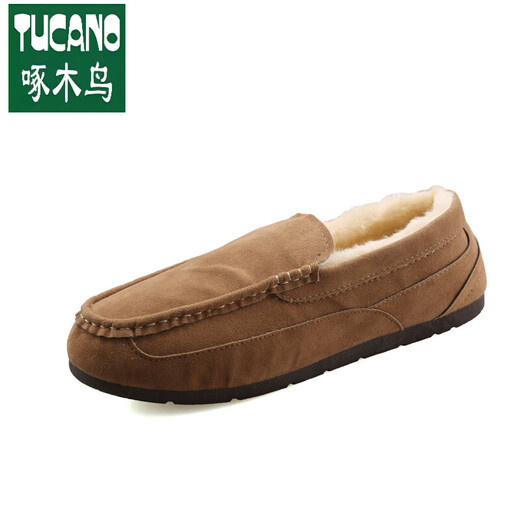 Woodpecker Oficial Winter Warm Plus Fleece más zapatos de algodón de algodón Spitismo social de algodón engrosado