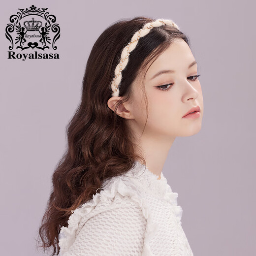 Royal sasa皇家莎莎秋冬发箍女链条发饰超仙头箍细边压发发卡头饰