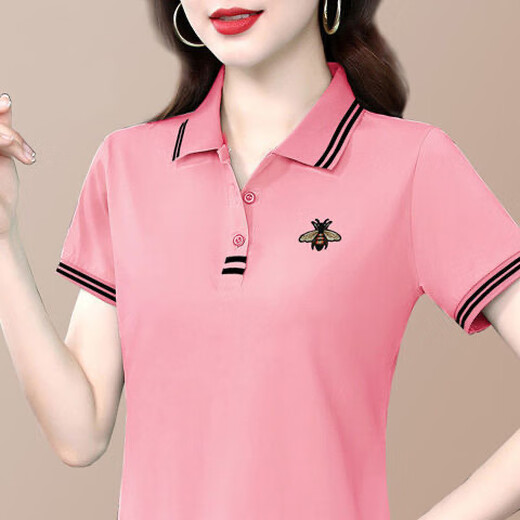 T-shirt à manches courtes pour les femmes avec un nouveau polo de revers lâche en été neuf. Chemise Sports Body 671 Royal Blue Polo 2xl Recommandé 115-125 Jin [Jin est égal à 0,5 kg]