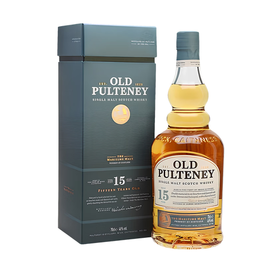 
Old Pulteney 15 years Scottish single malt whiskey 700ml gift box wine