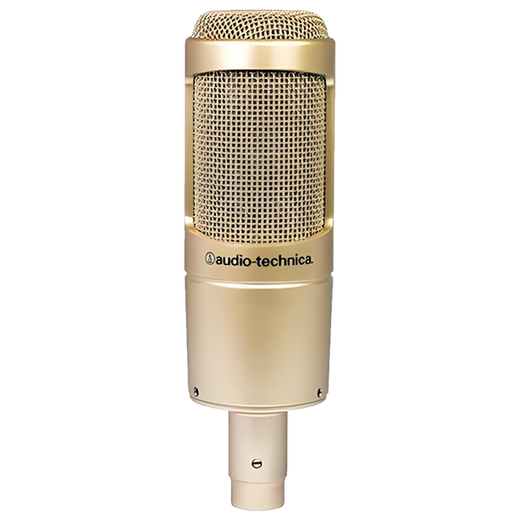 Audio-Technica AT2035 Microphone Professional Condenser Microphone Computer Live Karaoke Dubbing Audio Book Voice Hall Professional Recording Microphone Brand TOP AT2035 Black