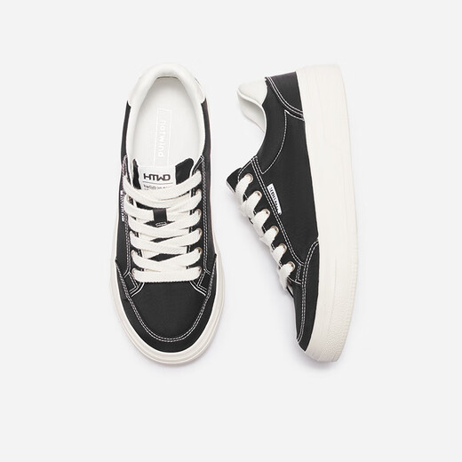 Heiße Frühling Neue Männer modische Leinwandschuhe flach gelöst Outdoor Herrenschuhe Vielseitige Schuhe 01 Schwarz 39 Most Size