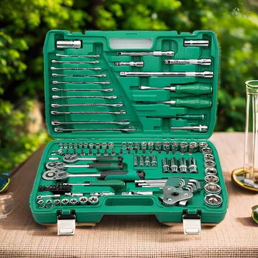 DIONO Auto Repair 121-piece Auto Repair Tool Set Car Repair Set Socket Wrench Combination Tool Maintenance Tool Main Image