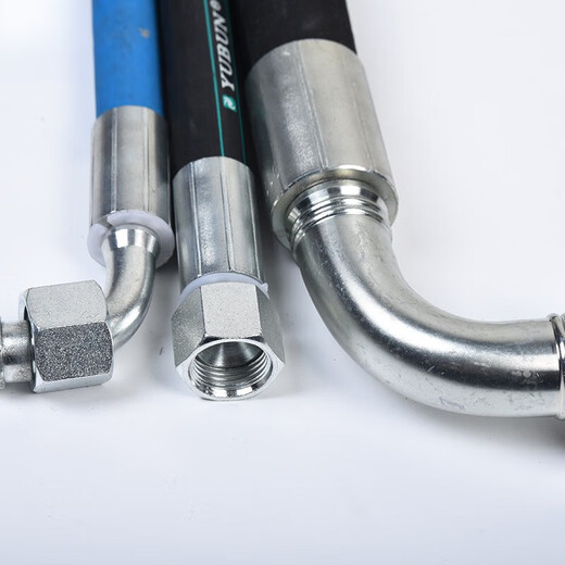 Customized hydraulic assembly hose steel wire Customized oil pipe rubber High temperature resistant rubber suitable for high pressure M27*1.5 (DN16*1 meter double layer steel wire