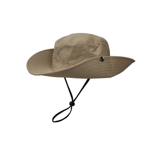 Jingshi Children's Fisherman Hat Outdoor Mountaineering Hat New Parent-Children's Quick-drying Hiking Camping Sun Protection Hat for Men and Women Big Children Khaki Children's Mountaineering Hat 3-8 Years Old (Cap Circumference 49-53cm)