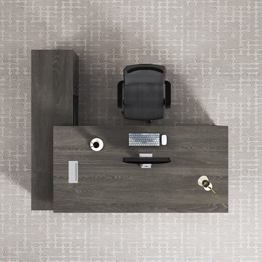 Chuangsheng Boss Desk President Desk Office Simple Modern Executive Desk Manager Desk Supervisor Desk Single Desk and Chair Combination