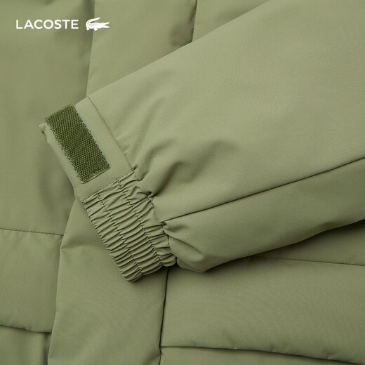 LACOSTE Wang Yibo's same style French crocodile men's winter warm goose down jacket | BH0697 BMY/khaki green 2XL 56
