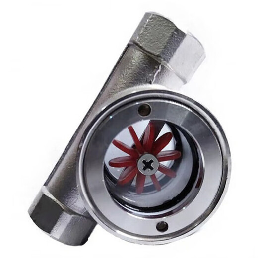 SG-YL11-1 stainless steel eccentric impeller sight glass 304S 316L stainless steel flow indicator tube sight cup positive 304S stainless steel DN8 eccentric type