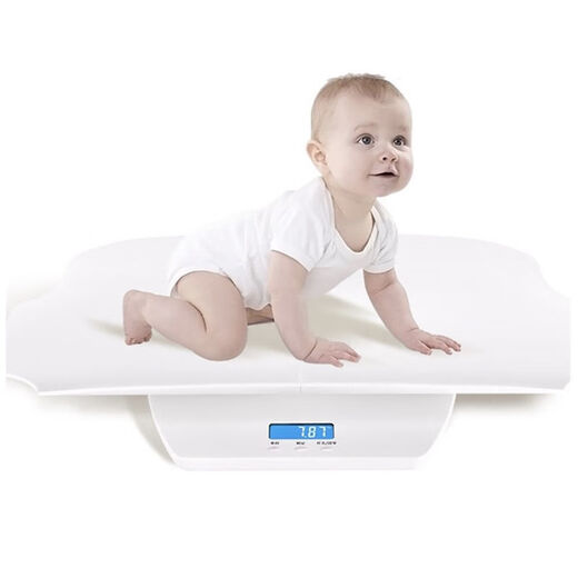 Yimeitang Medical Peso Escala de peso Baby Escala de peso Baby Escala de peso de alta precisión Escala de peso Baby Precise Pesante dos combinaciones, Mother and Baby Universal [bandeja desmontable] Modelo de carga Blanco