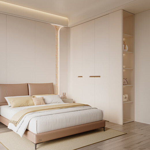 Quanyou (QUANU) Quanyou whole house customized wardrobe, bedroom wardrobe storage cabinet, living room TV cabinet, small apartment cloakroom storage cabinet 10880/10 (for specific plans, please contact customer service)