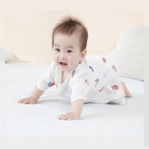 9i9婴儿睡袋夏薄纯棉纱布宝宝防踢被子新生儿童背心空调房被睡袍睡裙