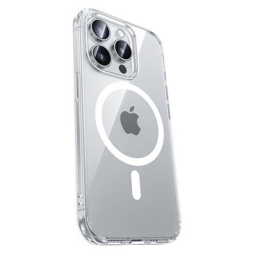 Benks is suitable for Apple 15promax mobile phone case iphone15 crystal magnetic anti-fall shell 14 transparent magsafe magnetic suction soft side airbag 13 men and women hard shell [magnetic suction type] soft side anti-fall丨long-term use without yellowing丨restore bare metal iPhone13Pro