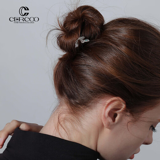 Cercoo Xinyuan Ruiqi Snake Year Chinese Style Zodiac Year One-line New Chinese Style Hairpin Ball Hair Hairpin 1 piece