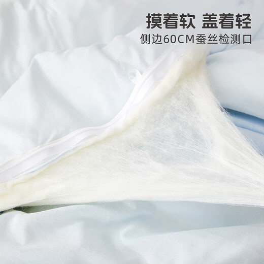 MERCURY Kids A+Pro Cotton Antibacterial Hypoallergenic Silk Winter Quilt (Baby Blue) 120cm 150cm Infant Category A