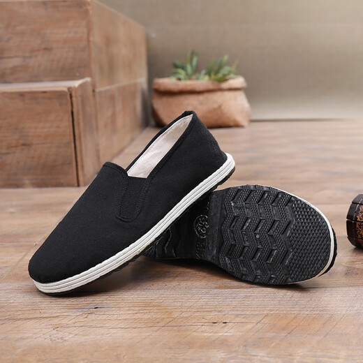 3520 Zapatos de tela Old Beijing Summer Men Ballenable Un pie Pedaling Zapatos de tela de una pie