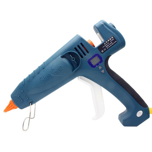 RSRDDY industrial grade adjustable temperature 300W constant temperature 400W500W high power hot melt glue gun with extended tip and thin mouth carton sealing stick yellow 200W with switch single gun 3 yuan rebate upon receipt