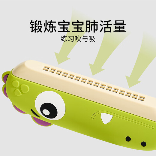 Lige German brand children's harmonica special blowing instrument for beginners in infant silicone toys children's mouth organ Motorga Penguin
