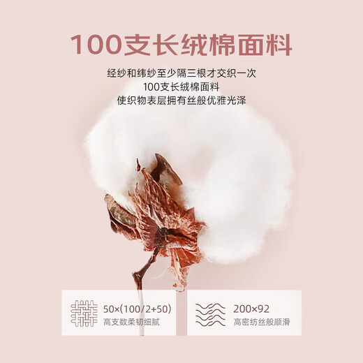 Mengjie Home Textile 100S Long Waist Cotton Four-Piece Set Plain Embroidery Light Luxury Pure Cotton Set Bedsheets Quilt Cover Bedding Home 100 Long Waist Cotton Plain Embroidery: Bethany 1.8m Bed Applicable | Quilt Cover 220*240cm