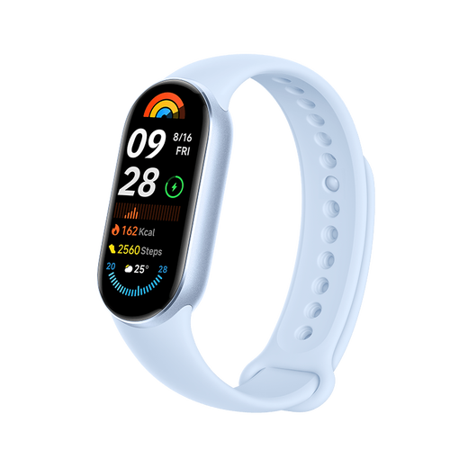 Xiaomi smart bracelet 9/9 NFC version smart bracelet sports bracelet blood oxygen heart rate sleep monitoring full screen long battery life men and women smart bracelet Xiaomi bracelet 9 NFC version silver