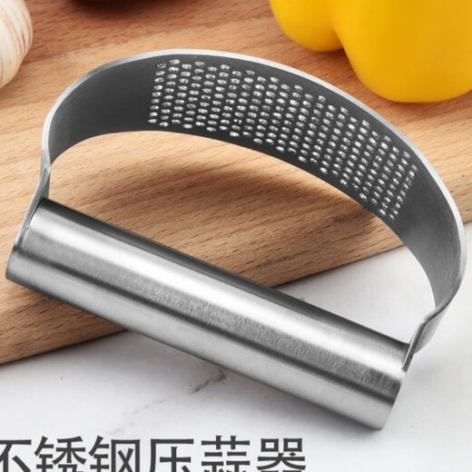 FANCYCHIC stainless steel garlic press, potato masher, garlic peeler, stainless steel garlic press, potato masher, garlic peeler