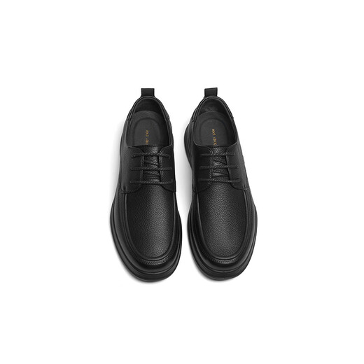 Red Dragonfly Casual Lederschuhe 2025 Frühling Neue Herrenschuhe Schafkinne bequeme Spitzenschuhe Business Commuter Lederschuhe WTA15123 Black 41
