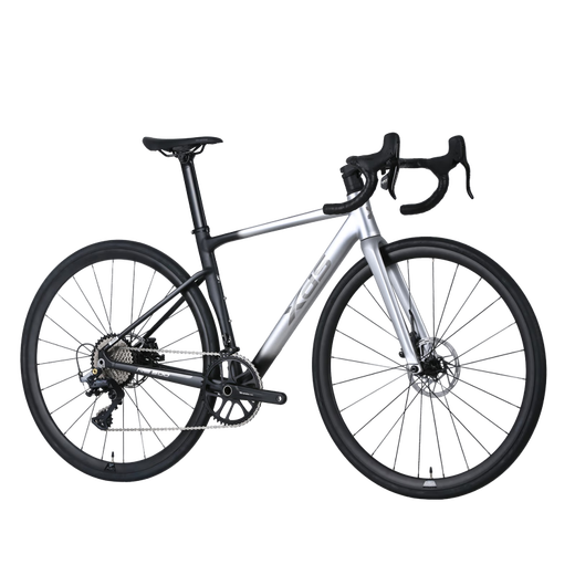 Xidesheng Road Bike 2024 RS500 Карбоновый волокно передний вил-вилку с помощью односкоростного гидравлического дискового тормозного тормозного космоса (алюминиевое колесо) [полная отгрузка транспортного средства] 480 мм (рекомендуемая высота 165-175 см)