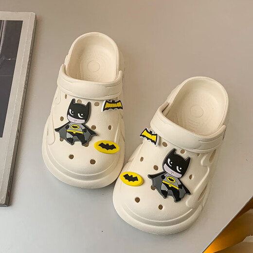 
ABC broken-size children's slippers for boys in summer new style baby kids hole shoes for girls bathing non-slip indoor home green [main picture] size 24