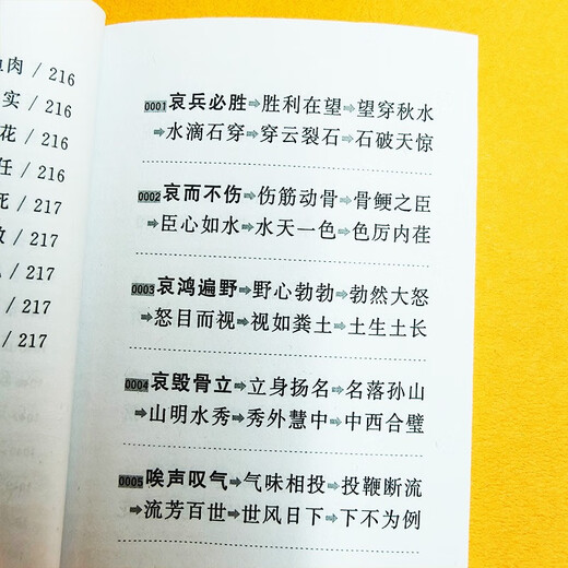 成语接龙1000组（口袋本）