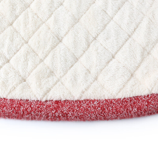 Fuxi's new middle-aged mother's clothing winter woolen coat plus velvet fashionable middle-aged and elderly women's clothing thickened and warm large-size cotton coat, bean paste 2XL recommended 110-125Jin Jin equals 0.5 kg