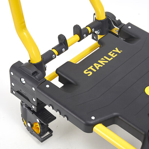 STANLEY Tool Trolley Flatbed Truck Handling Two-in-One Folding Cargo Moving Tool Brakeable Folding Trolley STST0586T-23