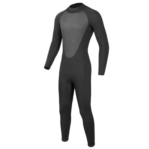 Self-top wetsuit for men 3mm fine embossed one-piece men's warm and wear-resistant hunting suit jellyfish suit surfing suit swimming float 2mm black fine embossed 3XL