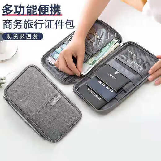 Sac de rangement de billets passeport sacs de voyage portables à l'étranger