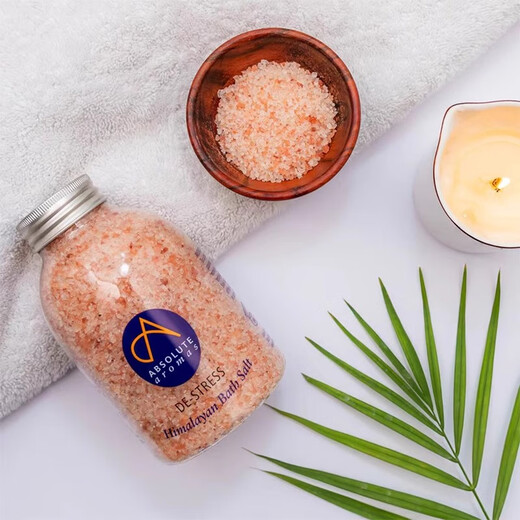 Absolutearomas British Chantilly Rose Bath Salt Bath Bath Salt Cleansing Essential Oil Body Scrub to Exfoliate Chicken Skin 625g Good Sleep Bath Salt