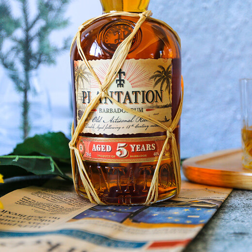 蔗园（Plantation）【正品行货】加勒比精选朗姆酒洋酒莫吉托调酒基酒 蔗园5周年朗姆酒
