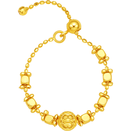 Saturday blessing 18K gold ring women's geometric color gold ring birthday gift C0113835 circle number adjustable