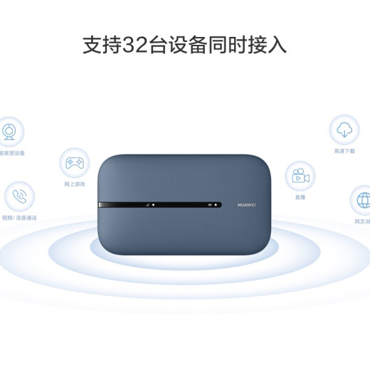 Huawei portable WiFi3Pro Tianjitong version portable WiFi/300M high-speed Internet E5783-836 comes with 5GB free data