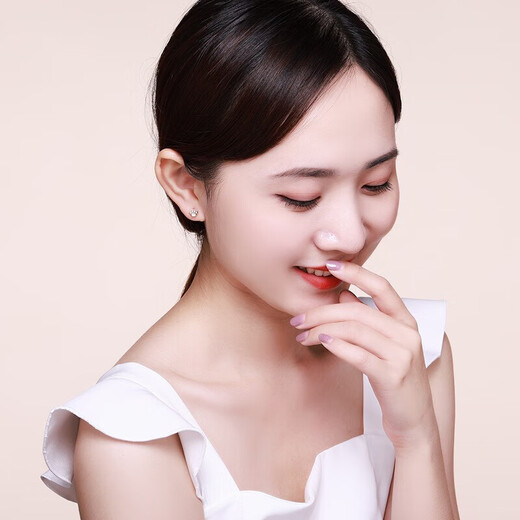 Trendy Acer 18K gold rose gold single earring for women, fun soft and cute little meat pad EEK34200252 birthday gift