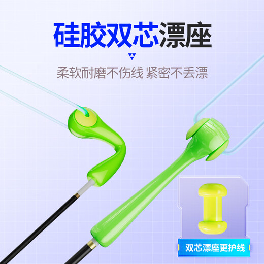 Xiaofengxian imported finished product line set 4 rolls full set of crucian carp, silver carp and bighead carp main line strong tension platform fishing tied fishing line 5.4m 4 rolls eight figure ring style + box scissors 1.5