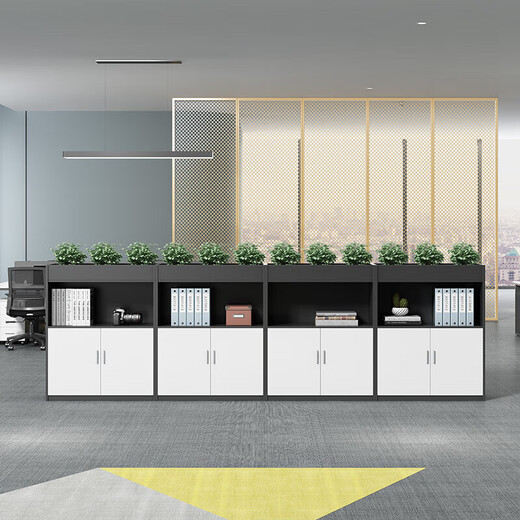 Ximulai flower trough cabinet office partition locker green plant cabinet partition wall file cabinet file cabinet file cabinet-1105